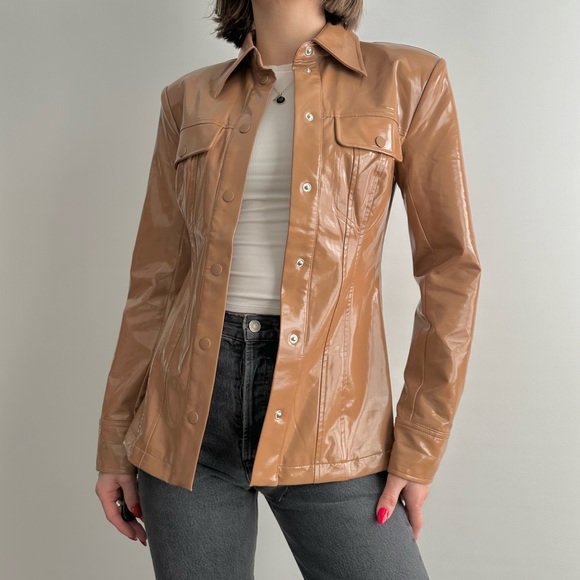 Camila Coelho Taurus Shacket Brown - Picture 5 of 11